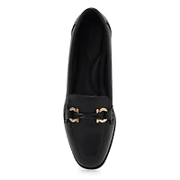 Women's Tabitha 2 Leather Slip On Loafer- Black