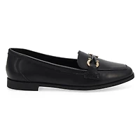 Women's Tabitha 2 Leather Slip On Loafer- Black