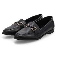 Women's Tabitha 2 Leather Slip On Loafer- Black
