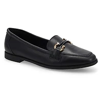 Women's Tabitha 2 Leather Slip On Loafer- Black