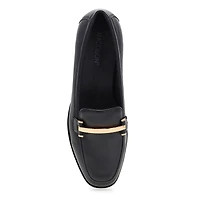 Women's Tabitha 3 Leather Slip-On Loafer - Black