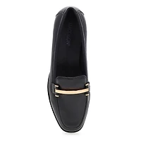 Women's Tabitha 3 Leather Slip-On Loafer - Black