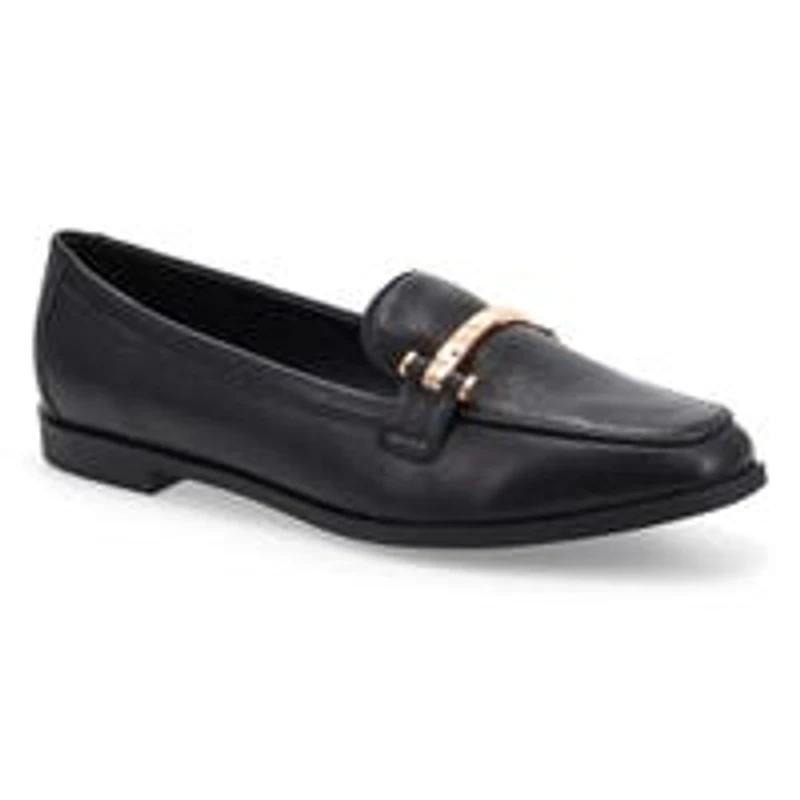 Women's Tabitha 3 Leather Slip-On Loafer - Black
