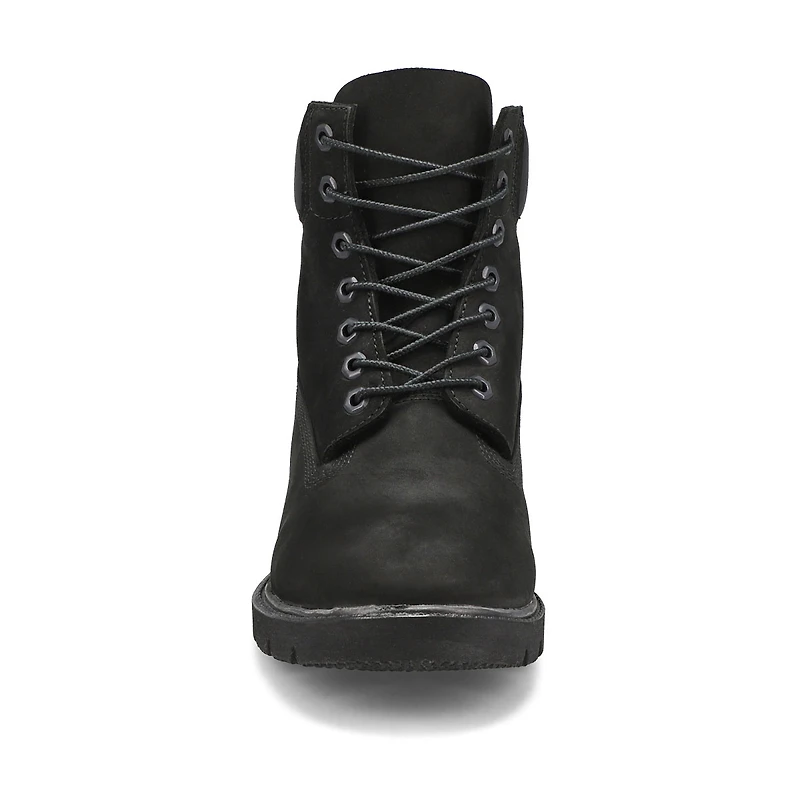 Men's Basic 6" Lace Up Boot - Black