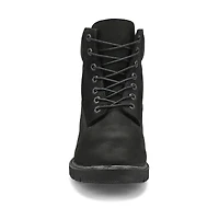 Men's Basic 6" Lace Up Boot - Black