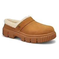 Women's  Greyfield Warm Lined Slip On Clog - Beig