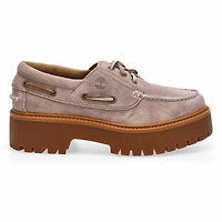 Women's  Stone Street Platform Boat Shoe - Light P