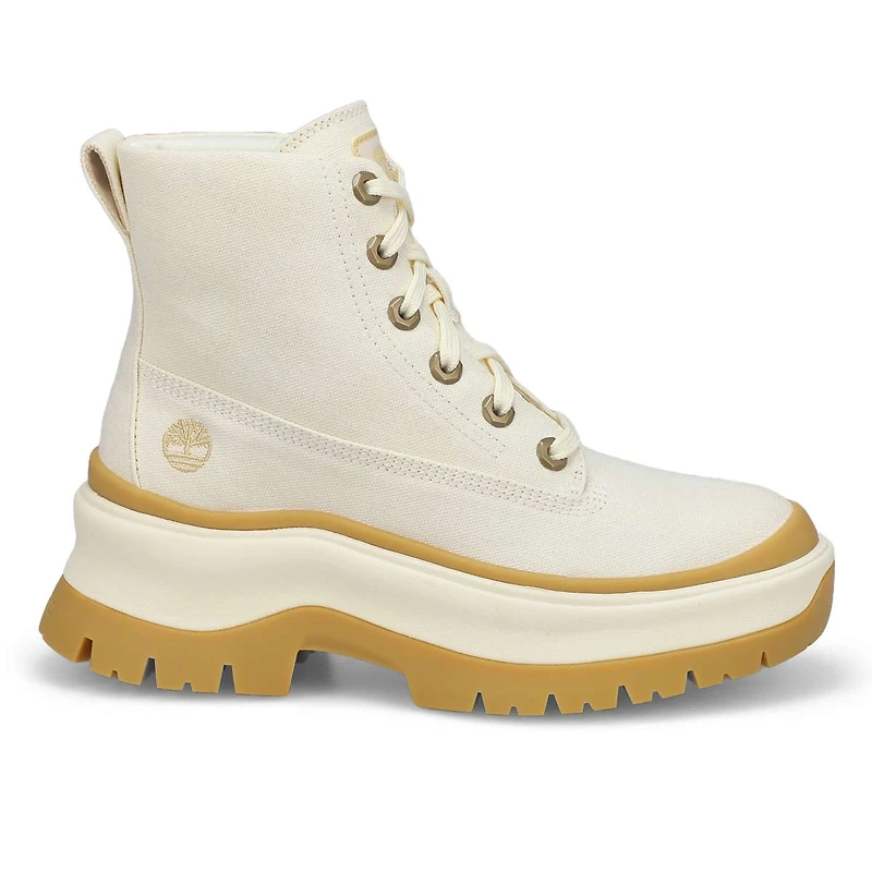 Women's Roxie Lane Mid Lace Up Boot - Light Beige