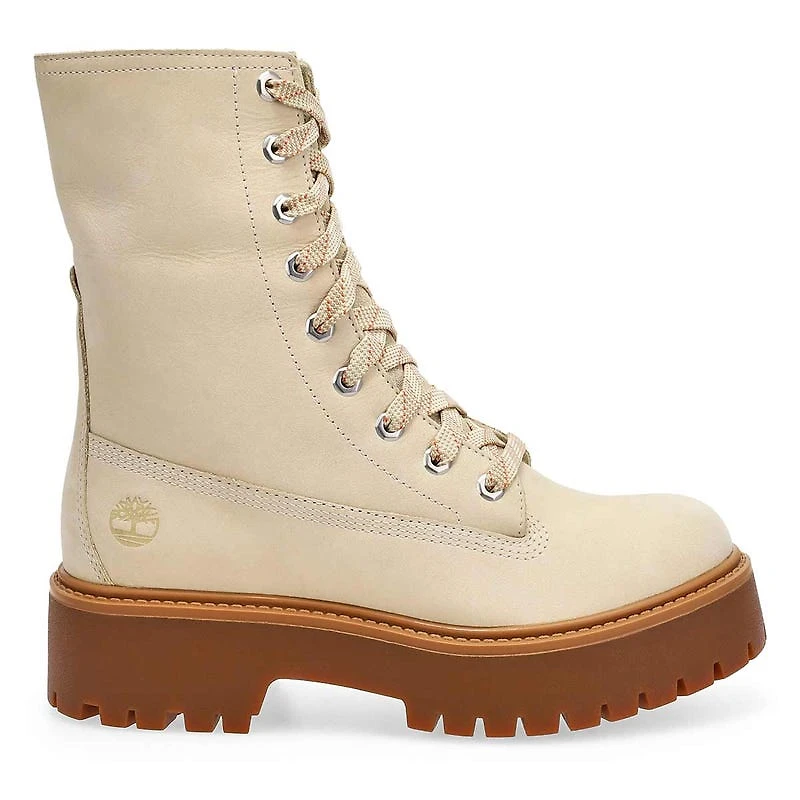 Botte mi-haute à lacets Stone Street pour femmes