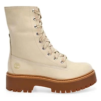 Botte mi-haute à lacets Stone Street pour femmes