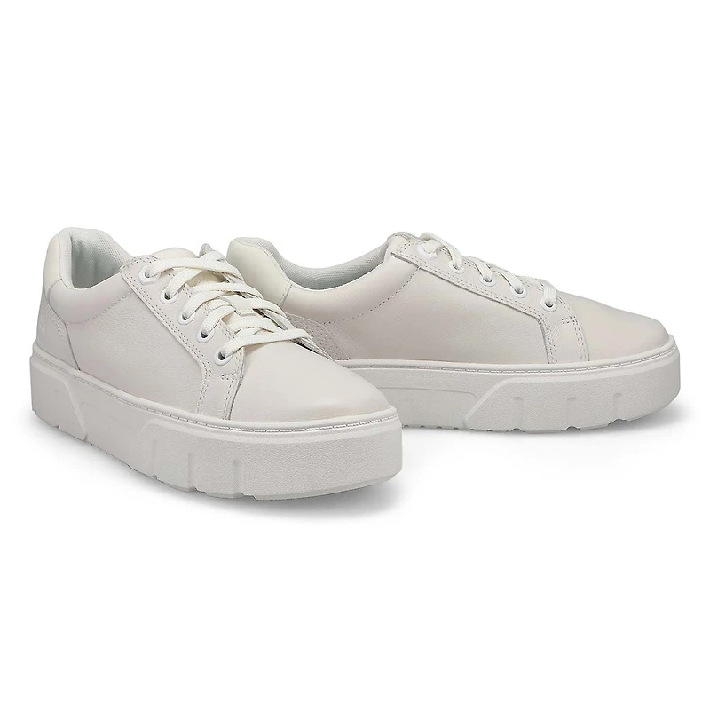 Women's  Laurel Court Leather Platform Lace Up Sne