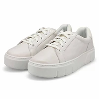 Women's  Laurel Court Leather Platform Lace Up Sne
