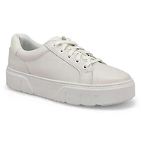 Women's  Laurel Court Leather Platform Lace Up Sne