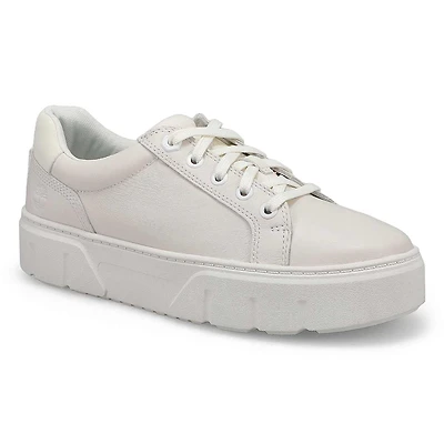Basket en cuir LAUREL COURT LEATHER PLATFORM, blan