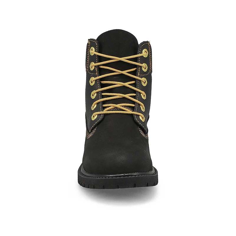 Ladies 6" Heritage Waterproof Boot - Black Nubuck