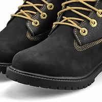 Ladies 6" Heritage Waterproof Boot - Black Nubuck