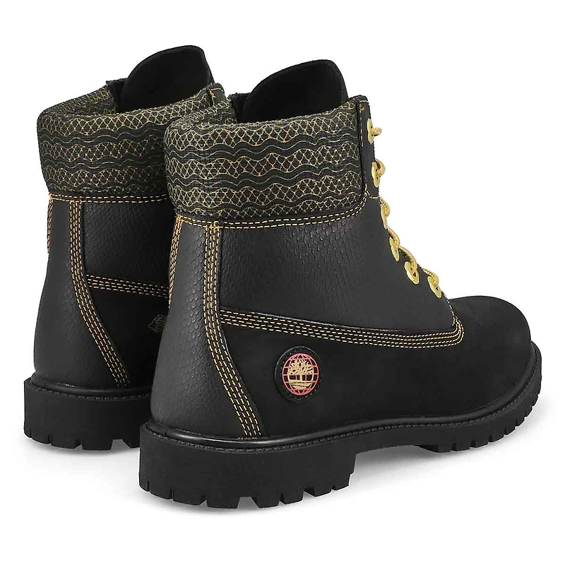 Ladies 6" Heritage Waterproof Boot - Black Nubuck