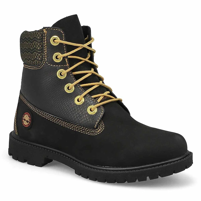 Ladies 6" Heritage Waterproof Boot - Black Nubuck