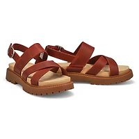 Women's Clairemont Way Cross Strap Sandal - Dark R