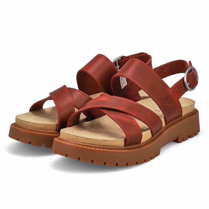 Women's Clairemont Way Cross Strap Sandal - Dark R
