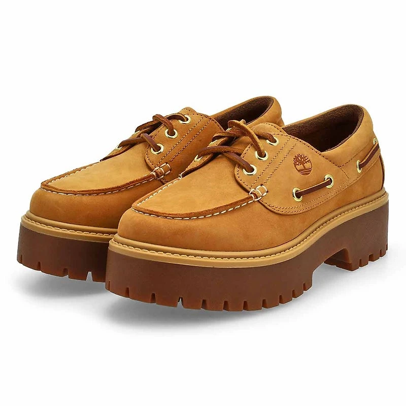 Chaussure bateau semelle plateforme STONE STREET