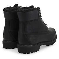Men's Premium 6 Inch Lined Waterproof Boot-Black