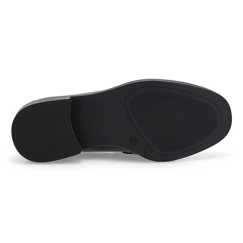 Women's Tory Bit Leather Slip-On Loafer - Black