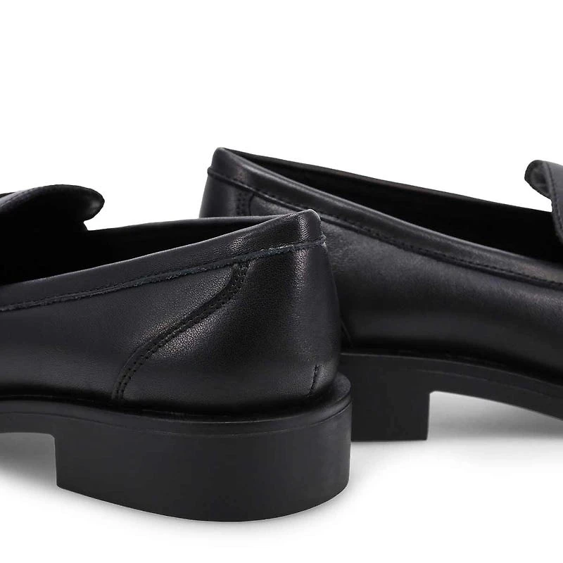 Women's Tory Bit Leather Slip-On Loafer - Black