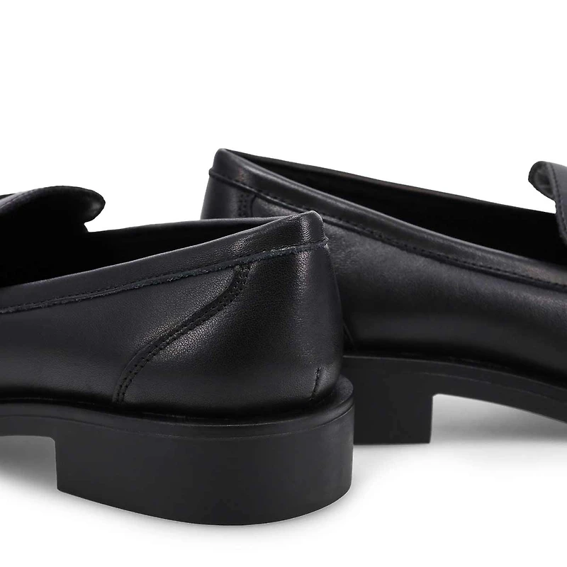 Women's Tory Bit Leather Slip-On Loafer - Black