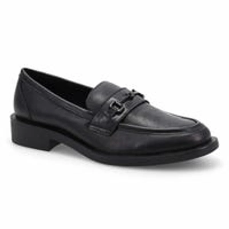 Women's Tory Bit Leather Slip-On Loafer - Black