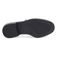 Women's Tory Penny Leather Slip-On Loafer - Black