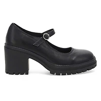 Women's  Translte Heeled Mary Jane - Black