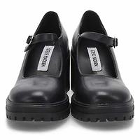 Women's  Translte Heeled Mary Jane - Black