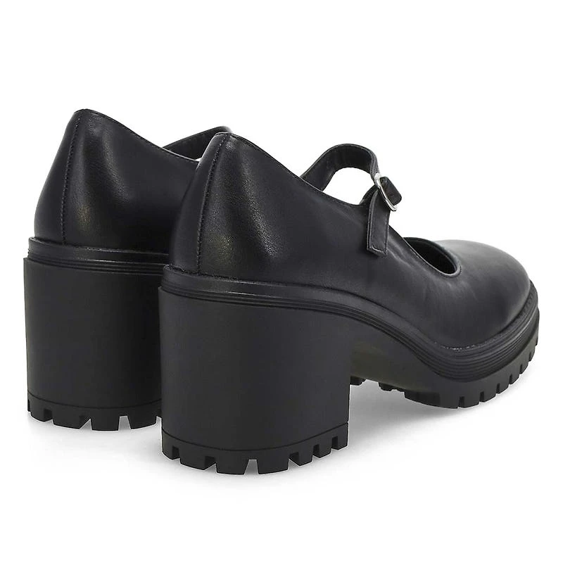 Women's  Translte Heeled Mary Jane - Black