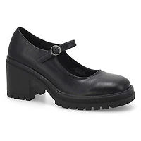 Women's  Translte Heeled Mary Jane - Black