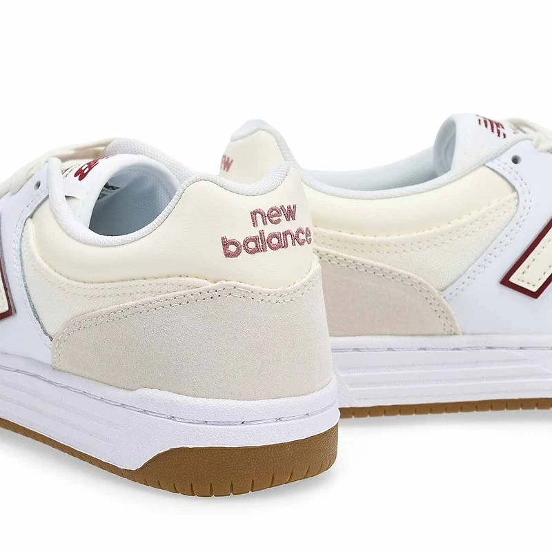 Baskets lacets 480P, sel de mer/cramoisi classiq