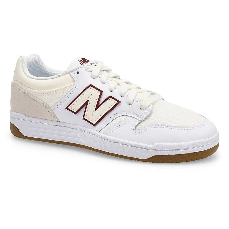 Mens' 480P Lace Up Sneaker - Sea Salt/Classic Crim