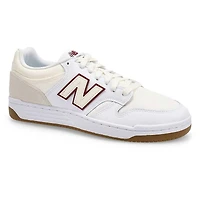 Mens' 480P Lace Up Sneaker - Sea Salt/Classic Crim