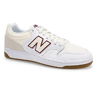 Mens' 480P Lace Up Sneaker - Sea Salt/Classic Crim