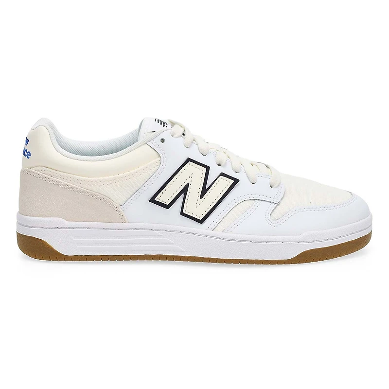 Mens' 480P Lace Up Sneaker - Sea Salt/Classic Crim