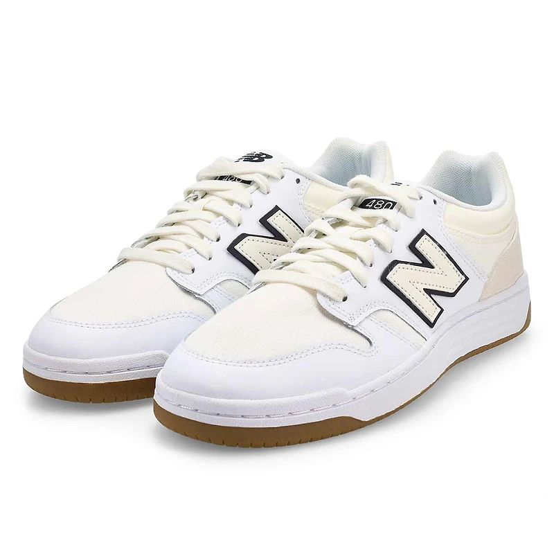 Mens' 480P Lace Up Sneaker - Sea Salt/Classic Crim