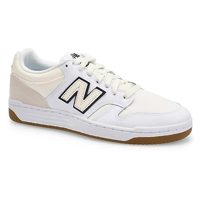 Mens' 480P Lace Up Sneaker - Sea Salt/Classic Crim