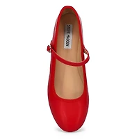 Women's  Vinetta Leather Casual Maryjane Flat - Bl