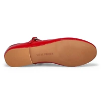 Women's  Vinetta Leather Casual Maryjane Flat - Bl