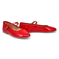 Women's  Vinetta Leather Casual Maryjane Flat - Bl