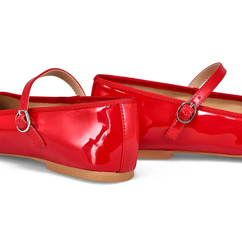Women's  Vinetta Leather Casual Maryjane Flat - Bl