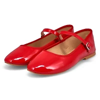 Women's  Vinetta Leather Casual Maryjane Flat - Bl
