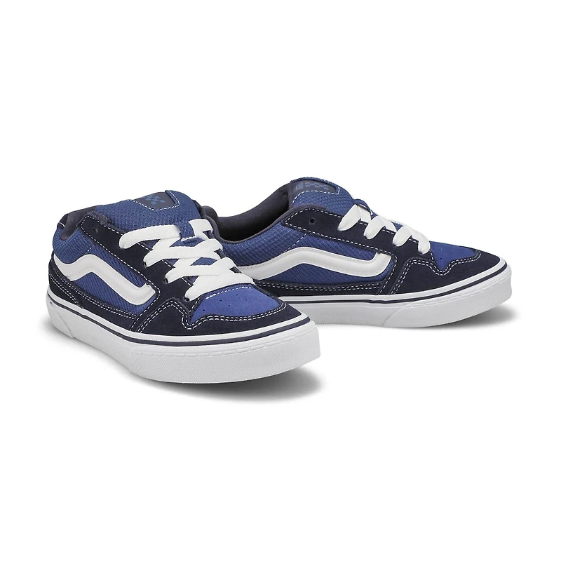 Boys' Caldrone Lace Up Sneaker - Black/White
