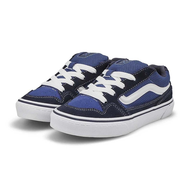 Boys' Caldrone Lace Up Sneaker - Black/White