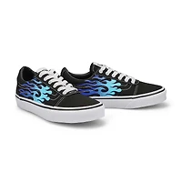 Kids' Ward Flame Sneaker - Black/White